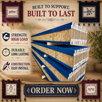 Structural Pine Timber I Beam I-Joist with E0 Formaldehyde Water Resistant for Modern Outdoor Roofing Flooring 1 Year Warranty