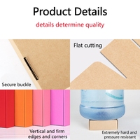 Cajas de Embalaje de Cartón Reciclado, Cajas de Papel Cuadradas Resistentes y Corrugadas para Cosméticos, Embalaje de Regalo de Lujo