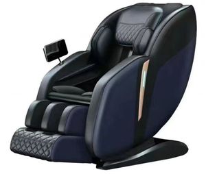 Luxus Home 4D <span class=keywords><strong>Massage</strong></span> stuhl Schwerelosigkeit Shiatsu SL Track Ganzkörper Elektro Smart Heat Recliner Günstige Thai Robot PU Leder - Product Image 5