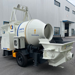 Bomba Mezcladora de Concreto Autocargable HAMAC, Alimentación Automática, Mezcladora de Concreto Móvil de Alta Eficiencia con Bomba - Product Image 3