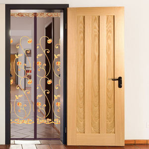 ม่านประตูแม่เหล็กแบบไม่ต้องเจาะรู ลายปักสไตล์จีน สำหรับกั้นห้องและกันฝุ่น - Product Image 3