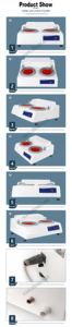 เครื่องขัดและเจียรตัวอย่างโลหะแบบใช้มือ รุ่น MP-2 ขนาด 200 มม. แบบดิสก์คู่ - Product Image 3