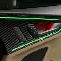 Kit d'éclairage d'ambiance intérieur pour Audi A7 C7 2011-2018, éclairage d'atmosphère pour panneau de garniture, accessoires de décoration intérieure
