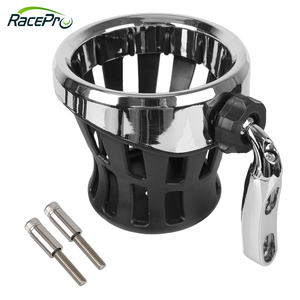Soporte para motocicleta RACEPRO, soporte para botella de bebida, caja de almacenamiento, 140, 86mm, negro cromado para Honda <span class=keywords><strong>Goldwing</strong></span> GL1800 F6C 2018- 2020 - Product Image 3