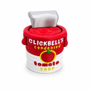 Adorno de Escritorio con Interruptor Mecánico Presionable en Forma de Lata de Sopa de Tomate Impreso en 3D, 4 Estilos, Decoración para Oficina y Hogar, Regalo Novedoso - Product Image 1