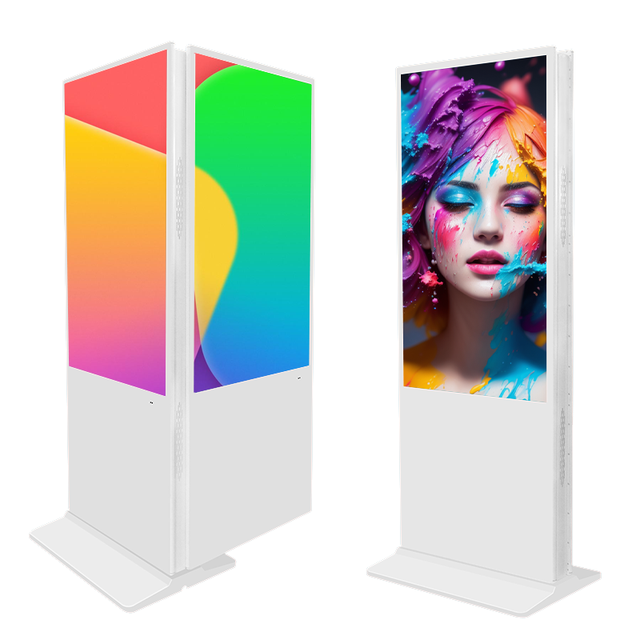 32 43 55 76 Inch Outdoor LCD Screen Advertising Kiosk Digital Signage Totem Animation for Retail Store Elevator IP55 Rated