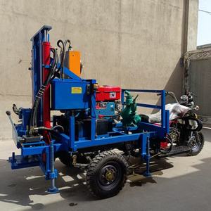 新スタイル4気筒ディーゼルエンジン60 hpクローラータイプ200m深型油圧マイニングドリルリグ工場価格 - Product Image 4