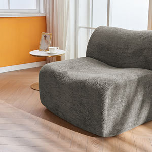 Compressed Modern Midcentury Modern Lounge <b>Chair</b> <b>Recliner</b> Ottoman Eco-Friendly Upholstery Compressed Design Small Spaces Villa - Product Image 6