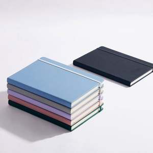 Custom Logo <b>A5</b> Notebook Business Linen Journals PU Leather Hardcover Notebooks Promotional Gift - Product Image 4