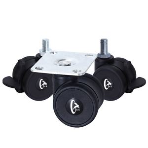 <span class=keywords><strong>Ruedas</strong></span> Dobles de 2 Pulgadas, <span class=keywords><strong>Ruedas</strong></span> Giratorias para Muebles, para Sillas de Oficina, Mesitas de Noche, Armarios de Almacenamiento, Estanterías Móviles - Product Image 2