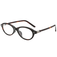 Explosions Nerd Plate GM Fashion Ovale Petit Cadre Cat Eye Motif Géométrique Pleine Jante Unisexe Lunettes 92270BD Fibre D'acétate
