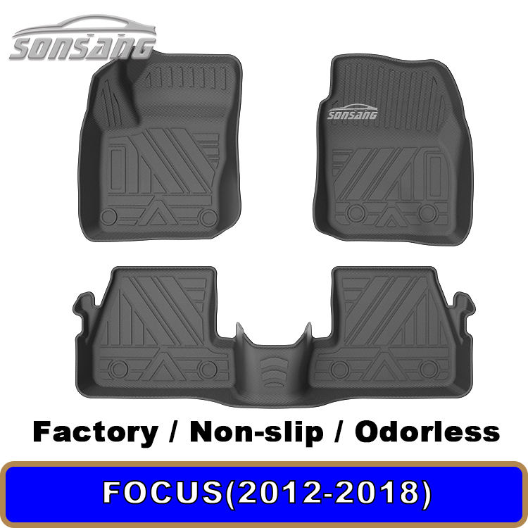 2012-2018 pour le tapis de voiture de Ford Focus