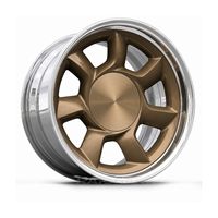 Jantes forgées RS Custom 2 pièces pour Muscle Car 18x9.5 18x11 pouces 5x114.3 pour Ford Mustang Fox Body S550 S650 GT Dark Horse