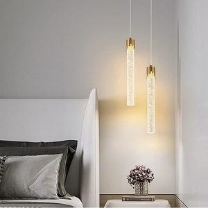 Luminaire suspendu minimaliste <span class=keywords><strong>pour</strong></span> îlot de cuisine, lampe suspendue nordique en verre cristal <span class=keywords><strong>pour</strong></span> chambre à coucher, salle à manger, restaurant - Product Image 4