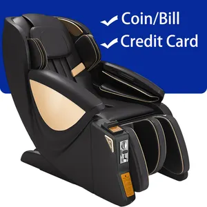 bill accepting credit card operatorated Credit Card Electric Coin Operated Vending Self Zero Gravity Massage Chair Business