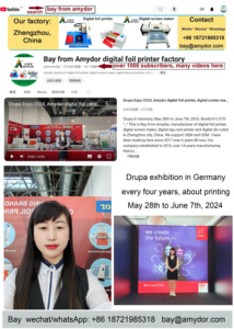 Machine de marquage à chaud numérique Amydor AMD360A, imprimante à feuille numérique pour l'impression à chaud sur papier, cartes de mariage - Product Image 6