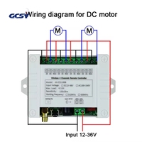 Interrupteur à distance sans fil RF intelligent à plusieurs canaux DC 12V 24V 36V 10A 433MHz, récepteur de relais + émetteur métallique 4CH
