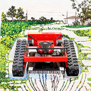 Machine agricole hydraulique 2 temps de 22 kW homologuée CE, à attelage 3 points, avec prise de force, tondeuse à cylindre/lame rotative, montage central, pour paillis - Product Image 3