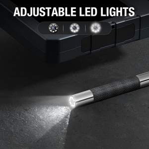 Cámara de Inspección Endoscópica IPS de 5 Pulgadas con Cabezal Articulado, Boroscopio Automotriz con Luz, Resolución 1080p - Product Image 4