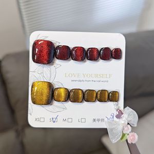 Ongles à pression faits à la main de 1 à 80 pieds, 10 faux ongles pour les doigts, styles de conception uniques - Product Image 6