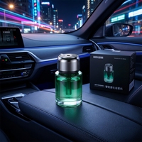 Diffuseur de voiture électrique moderne de luxe en verre, alimenté par USB, 160 ml, parfum naturel longue durée, portable pour la maison, petit format