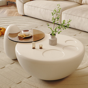 <span class=keywords><strong>Meuble</strong></span> <span class=keywords><strong>TV</strong></span> LCD <span class=keywords><strong>moderne</strong></span> de luxe en bois et marbre <span class=keywords><strong>Meuble</strong></span> à tiroirs crème flottant pour le salon et la chambre à coucher Rangement dernier cri - Product Image 6