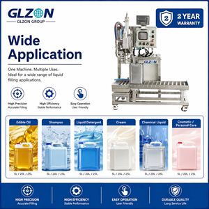 Machine de remplissage GLZON pour bidons de 5L, <span class=keywords><strong>20L</strong></span>, 25L, huile, shampoing, crème et savon liquide - Product Image 4