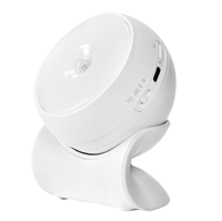 Lampu Kabinet LED Sensor Tubuh Cerdas, Lampu Dinding Magnetik Nirkabel Mengambang untuk Dapur, Lampu Baca Samping Tempat Tidur, Lampu Malam