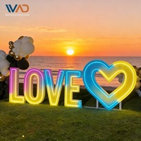 Chiffres et lettres géants lumineux LED RGB pour événements, 90 cm et 120 cm, idéaux pour les propositions de mariage, les anniversaires, les fêtes de remise de diplômes
