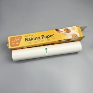 Rollo de papel de silicona de calidad alimentaria para barbacoa, antiadherente, impermeable, a prueba de grasa, para asar, cocinar y hornear. - Product Image 4