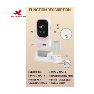 Polisseuse à ongles électrique professionnelle portable rechargeable 65W 35 000 tr/min, vente en gros d'usine à bas prix pour approvisionnement mixte, OEM/ODM - Product Image 2