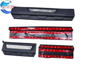 Protector de Umbral de Puerta con Logotipo LED, de Acero Inoxidable ABS Negro, para YARIS CORSS 2023 Tipo Tailandia, Accesorios Interiores - Product Image 4