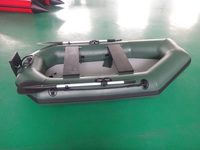 Modèles explosifs 2.7m Kayak de pêche avec pédales bateau à dérive pliant bateau de pêche Portable pour 2 personnes