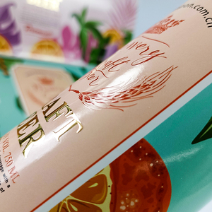 Tùy chỉnh cao cấp bia bao bì nhãn 3D véc ni lớn lên lá Logo 750ml chai nhãn dán in ấn Craft bia có thể không thấm nước nhãn - Product Image 6