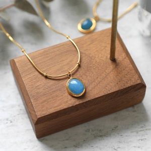 Collar de Joyería de Acero Inoxidable Chapado en Oro para Mujer, Sin Deslustre, Venta al por Mayor, Moda 2024 - Product Image 4