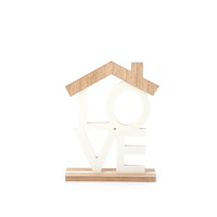Décorations créatives en bois personnalisées pour la maison, ornements pour le salon, le meuble TV, la table d'entrée, accessoires pour la chambre d'enfant