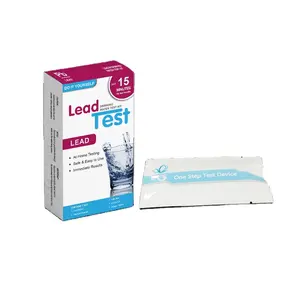 Lead Water Test Kit for Well Water -Simple 3-Step Procedure with Results in Minutes, Drinking Water Lead Testing