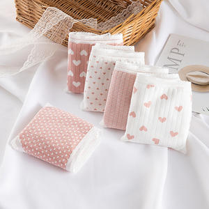 رخيصة مريحة تنفس الملابس الداخلية الوردي والأبيض الفتيات مثير الصورة القطن ستريتش النساء اللباس الداخلي - Product Image 3