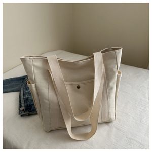 Canvas Bag with <b>Large</b> Capacity for Outdoor Activities High Shoulder Height Lightweight and Versatile Appearance - Product Image 1