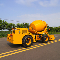 Nouveaux produits SECSUN 2.6m3 camion bétonnière diesel 4WD camion bétonnière à chargement automatique à vendre
