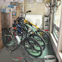 Support mural robuste pour vélo, étagère de rangement pour garage - Niveau unique en acier au carbone
