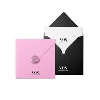 Lipack – carte de visite créative écologique en papier imprimé, cartes de remerciement de luxe personnalisées avec Logo et enveloppe