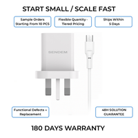Charger Dinding USB Colokan UK YG04 5V2.4A Port Tunggal USB-A Casing ABS Pengisian Cepat untuk Smartphone Tablet