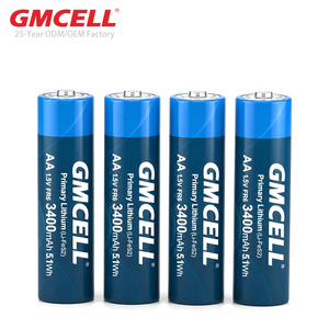 GMCELL Li-FeS2 <b>AA</b> FR6*4Pcs 1.5V 3400mAh <b>Lithium</b> <b>Battery</b> Large Capacity For Handheld GPS, tactical flashlights, field cameras - Product Image 6