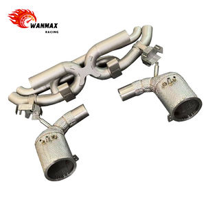 Système de catback d'échappement à soupape en acier inoxydable 304 haute Performance pour Porsche 2022 <span class=keywords><strong>992</strong></span> Targa <span class=keywords><strong>4</strong></span> <span class=keywords><strong>GTS</strong></span> avec tuyaux de descente - Product Image 5