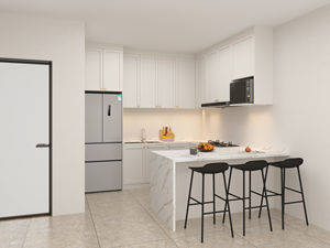 Muebles de Cocina Modernos Modulares de Lujo en Color Blanco, Diseño Personalizado en Madera, Listos para Armar - Product Image 2