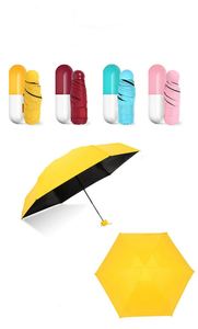 Parapluie de poche pliable mini 5 sections populaire en promotion - Product Image 2