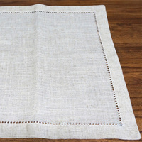 Nappe en lin florale, teint à couleur unie, populaire, 1 pièce