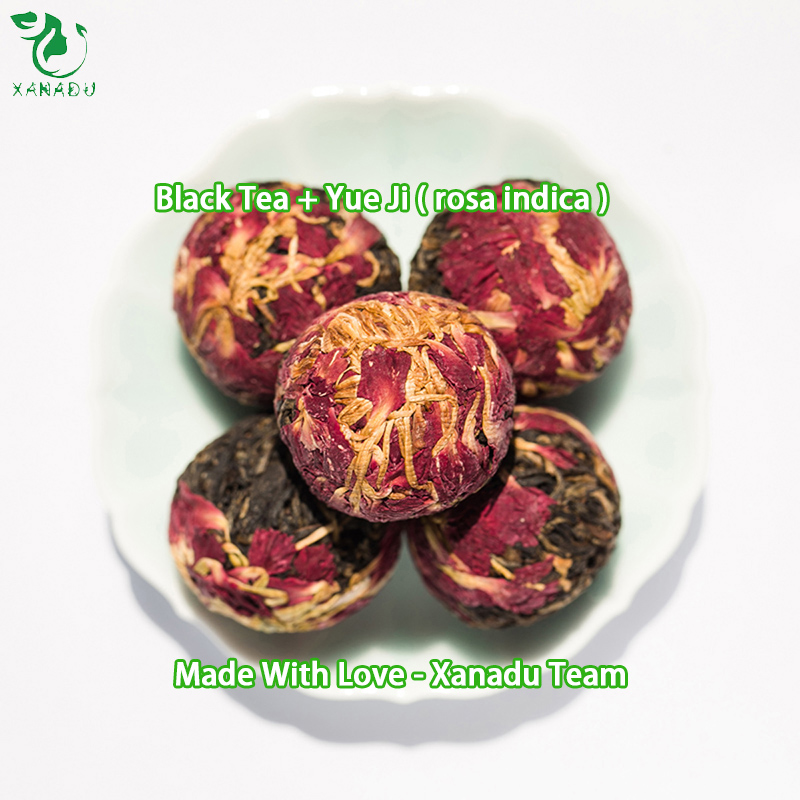 Té negro + rosa (yue ji)