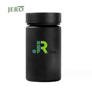 100ml 120ml 180ml 広口 ブラックマット 医療用包装 リサイクル可能 PET プラスチックボトル ポンプスプレーヤー スクリーン印刷 薬 - Product Image 1